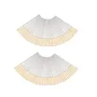 50x Barbecue Skewers with Wooden Handle BBQ Skewers for Chicken Meats Prawn
