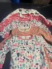 Carter’s Baby Girl Bundle of Sleepers - 5 Pairs of Footie Pajamas, 24 Months