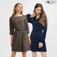 在飛比找momo購物網優惠-【G2000】修腰款休閒洋裝(5款可選)