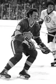 Bert Wilson Of The Los Angeles Kings 1970s Old Ice Hockey PHOTO
