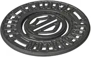 [HARLEY-DAVIDSON] Bar & Shield Logo Durable Cast Iron Trivet w/Removable Coaster