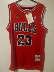 Michael Jordan Printed Signature-BNWT Mitchell & Ness Chicago Bulls XXL-Jersey