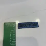 December Iron On/ Sew On Patch