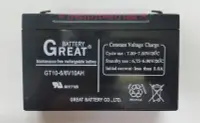 在飛比找Yahoo!奇摩拍賣優惠-《消防水電小舖》 鉛酸電池 6V10AH電池 受信總機 廣播