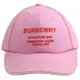 BURBERRY 8048725 簡約電繡LOGO棉質棒球帽/遮陽帽.粉