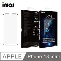 在飛比找PChome24h購物優惠-iMOS iPhone 13 mini 5.4吋 9M滿版黑