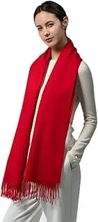 [MERINOSNUG] Merino Wool Alpaca Scarf Australian Women's Pashmina Shawl Wraps for Evening Dress Wedding Warm Long Large