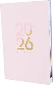 OFFSCH Daily Planner: A5 Size 2026 Daily Appointment Notebook For Work Elegant Faux Leather Business Planner For Scheduling And Task Management