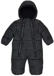 [Jordan] Baby Boys' or Baby Girls' Hooded Abstract-Print Snowsuit Bunting
