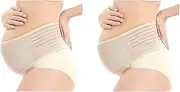 Binxind 2X Maternity Support Belt Breathable Pregnancy Belly Band Abdominal Binder Adjustable Back/Pelvic Support- L