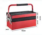 5 Tray Cantilever Storage Tool Box Organiser Drawer Toolbox Metal Mechanic