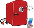 Koolatron 4L 6 Can Portable Mini Fridge with Bluetooth Speaker Compact Person...