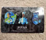 Lootcrate Disney Pixar Artist Series Pins Barley, Buzz, & (Lucius) By Tom Whalen