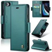 CaseMe iPhone 6 / 6s Folio Wallet Case Cover Apple Side Closure [Teal Green]