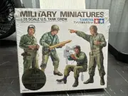 Sealed Vintage Military Miniatures 1/35 Scale U.S. Army Tank Crew Tamiya USA
