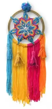 Crafts Rainbow Star Macrame Kit