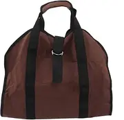 XIASABA Waxed Canvas Log Carrier Tote Bag Firewood Carrier Oxford Cloth Large Capacity Portable Wood Carrying Bag for Camping Indoor Outdoor