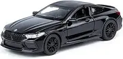 Scale Finished Model Car 1:32 for BMW M8 IM Sports Cars Metal Diecast Car Model Simulation Miniature Vehicles Collectibles Die-cast Vehicle(Black)