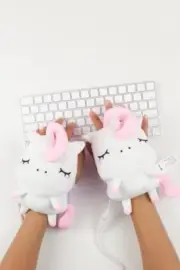 SMOKO Unicorn Wireless Hand Warmers Kawaii Cute Plush Angie Electronic