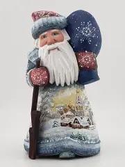 G.Debrekht Masterpiece Collection Village Winter Santa 82150992