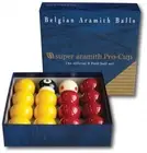 Official Super Aramith Pro Cup Casino 8 Pool Balls Spot Measle Dotted Cue Ball