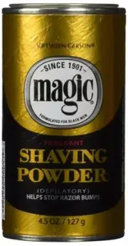 SoftSheen-Carson Magic Razorless Shaving for Men, Magic Shaving Powder with Frag