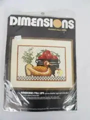 Dimensions Counted Cross Stitch Kit #3527 Americana Still Life Charles Wysocki