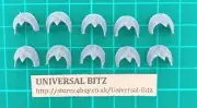 Chaos Knights Shoulder Pads x 10 B Knight Warhammer Darkness Old World AOS S3 B