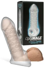 Doc Johnson Thin 6" Textured Penis Extension with Ball Strap