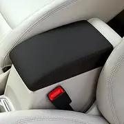 faccaibbg Center Console Cover for 2010-2017 Volkswagen Tiguan Accessories. Armrest Cover Premium Leather Console Pad Protector Non-Slip,Anti-Scratch Leather for Volkswagen Tiguan (Black)