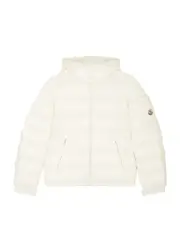 Moncler Kids Maire Quilted Shell Jacket - Cream 14 years
