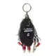 [二手] PRADA black sheep fur bolt hardware hand monster robot charm key ring