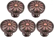 Ceramic Knob,Cabinet,Furniture Pull Handles,Door Pull,Drawer Pull Handle,5pcs Drawer Knobs Zinc Alloy 24mm Metal Round Knobs Pull Handle for Furniture Cabinet Cupboard Wardrobe Dresser Door White