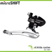 Microshift Front Derailleur - R8 FD-R252 - 2x8 Speed - 46-52T - Braze-On Mount