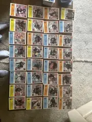 1985 McDonald's Chicago Bears Orange FULL SET 32 Steve McMichael Walter Payton