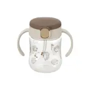 Richell - T.L.I Straw Cup SD 200ml - Brown