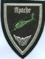 Boeing Apache Attack Helicopter Army Pilot Battle Black Wing Crew Night Patch Op