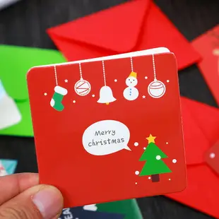 聖誕節小卡片 卡片 賀卡 加購價 隨機出貨 禮物 耶誕節卡片 聖誕節卡片 小卡片 聖誕老公公 麋鹿 雪人 聖誕樹