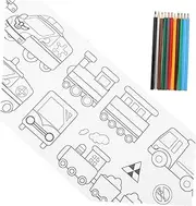 MOLUCKFU Boys and Girls Drawing Canvas Sturdy Art Paper Roll for Coloring Painting Boys and Girls Art Activities Toddler Wall Graffiti Poster