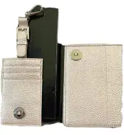 Passport Holder & Luggage Tag Set- Oroton Melanie Pebble *New With Tags