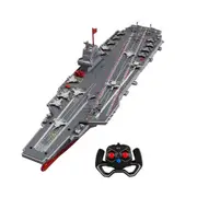 RC Boats for Kids 8 to 12, 16 inch Warship Battleship Aircraft Carrier, 15mph High Speed Remote Control Ship for Pool and Lake
