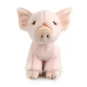 Lil Friends Pig Plush Soft Toy 18cm Stuffed Animal by Korimco