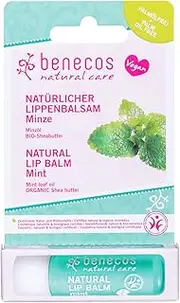 Benecos Natural Lip Balm (Blister Pack) - Mint 4.8g, 4.8 g