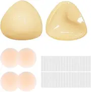 [XIWCAFC] Double-Sided Stick on Bra,Push-Up Self Adhesive Bra Boost Cups Bra Pads Inserts,Waterproof Invisible Bra Inserts,Sticky Bra,Boobtapes Reusable for Women Girls Bra Any Cup Cover