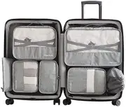 7 Set Packing Cubes, Travel Storage Bags Multifunctional Clothing Sorting Pac...