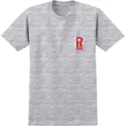 Real Hydrant Short Sleeve XL - Ash/Red