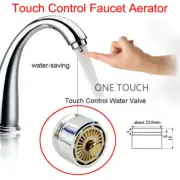 QUALITY HYGIENE ONE TOUCH TAP ON OFF BATHROOM BATH TOILET MIXER BUTTON HOT COLD