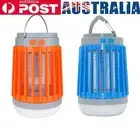 Bug Zapper Solar Powered UV LED Light Mosquito Killer Inhaler Insects Traps