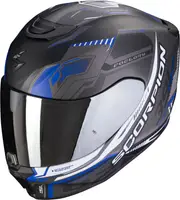 Scorpion EXO-391 Haut, full face helmet , color: Matt Black/Grey/Blue , size: M
