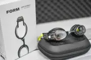 NEW FORM Smart Swim 2 Goggles Black Yellow, For Swimming Diving LCD Statistics